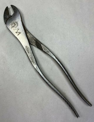 VIntage Wilde Drop Forge and Tool Co.  405 Battery Terminal Pliers Made in USA 2