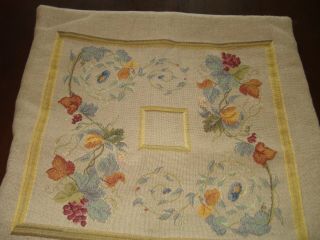 Vintage Belgium Tapestry Pillow Cover - 18 In By 18 In,  Zipper Closure