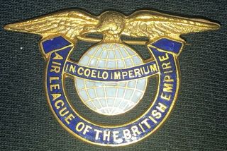 Air League Of The British Empire Pin Back