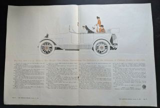 1916 3400 R.  P.  M.  Chalmers Touring Car Vintage Car Ad Detroit