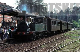35mm Slide Italy Fnm Ferrovie Nord Milano Steam Loco 200 05 Malnate 1972 Orig