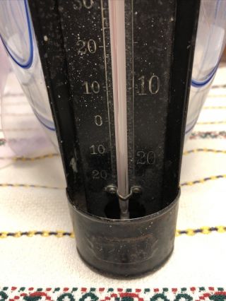 ANTIQUE THERMOMETER TYCOS 12” ROCHESTER NY USA 2 Scales F & R 2
