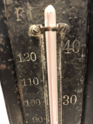 ANTIQUE THERMOMETER TYCOS 12” ROCHESTER NY USA 2 Scales F & R 3