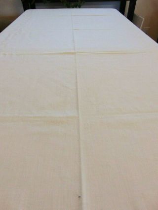 Vintage United States Navy Military Linen Tablecloth 70 " X108 "