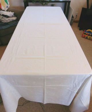 Vintage United States Navy Military Linen Tablecloth 70 