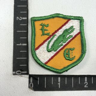 Vtg Alligator Ec Or Eg Patch (thought To Be Golf Course Golfer Related) 09x3