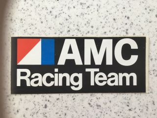 Vintage Amc Racing Team Bumper Sticker