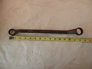 Vintage Vlchek 12 Point,  1 " X 15/16 " Double Box End Wrench Made In The U.  S.  A.