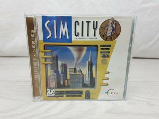 Sim City Classic Pc Video Game Maxis Windows 3.  1 Mac Dos 1995 Vintage Game