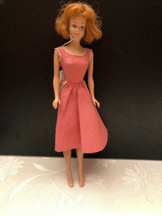 1958 Midge Barbie,  Redhead Doll,  11 1/2 Inch -