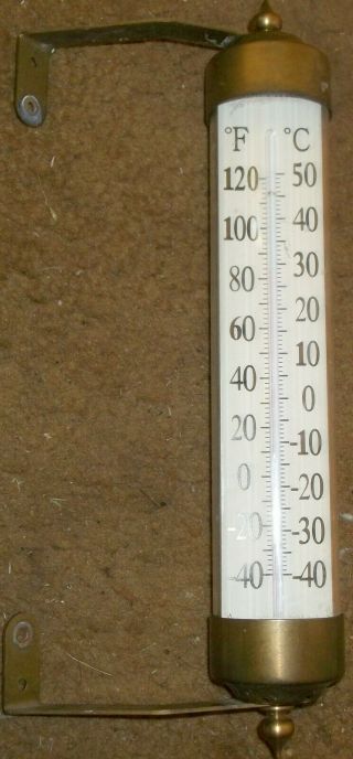 Conant Custom Brass Grade View Thermometer 12.  2 " Classic Look Usa