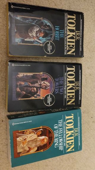 The Two Towers Hobbit By Jrr Tolkien 50th Anniversary Edition Vintage Paperback