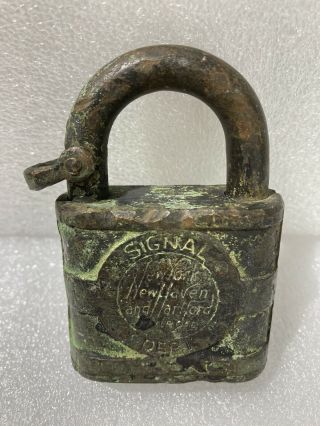 Vintage Yale Brass Pad Lock