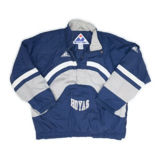Vintage Georgetown Hoyas 90s Apex One Windbreaker Jacket Size Large Retro