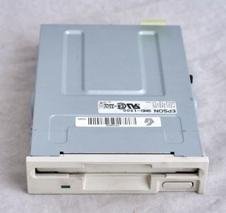 Vintage Epson Smd - 1300 3.  5 " Floppy Disk Drive White Bezel - Gateway Pn Fd14wsf