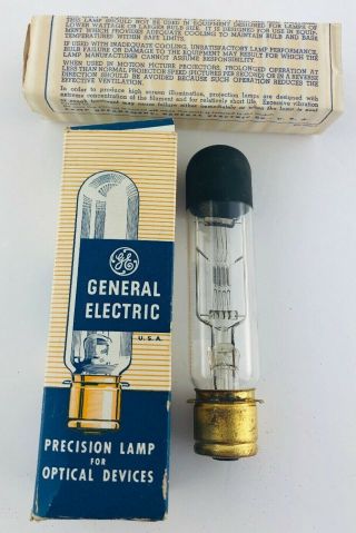 Vtg General Electric Precision Lamp T12 750 W Projection Bulb