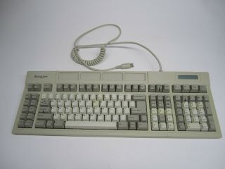 Vintage Key Pro Mechanical Clicky Keyboard Fk - 9000 5 Pin Din Beige 1
