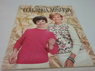 Vintage Columbia Minerva Book Vol.  745 Sweaters Knitting Book W/ Instructions