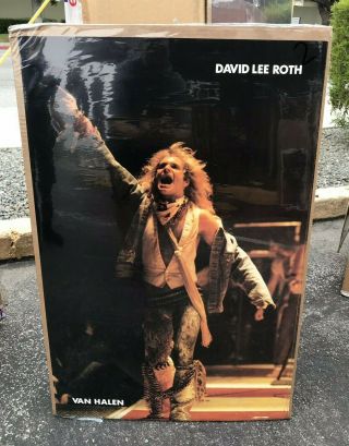 David Lee Roth Van Halen Rock Singer 1983 Vintage Poster