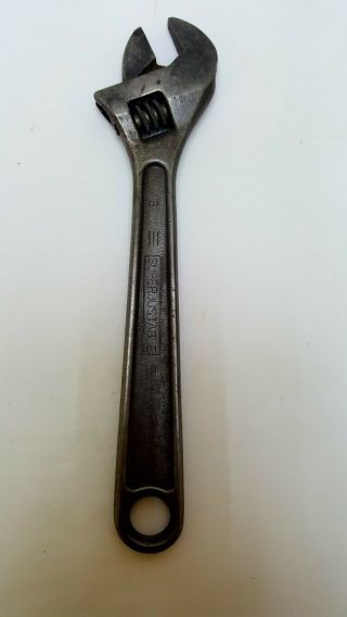 J.  H.  Williams 8 " Justable Adjustable Wrench Vintage Tool - Usa