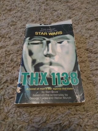 Thx 1138 (warner Books,  1978) Movie Tie - In Vintage Pb George Lucas Walter Murch