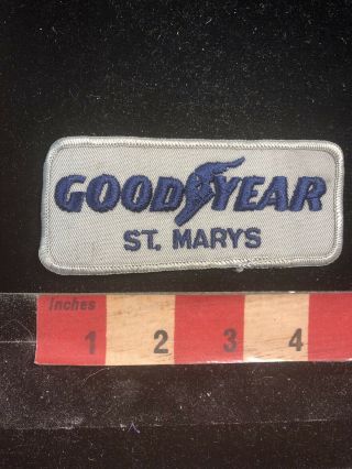 Vintage St.  Marys Goodyear Good Year Car Tire Related Advertising Patch 91c7