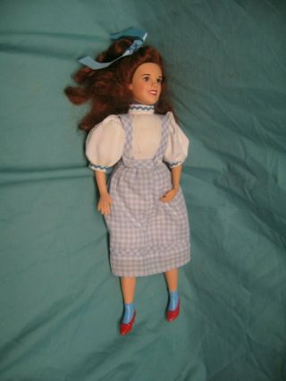 Vtg 1998 The Wizard Of Oz Dorothy 15” Doll Judy Garland Plush Body Trevco Bl10
