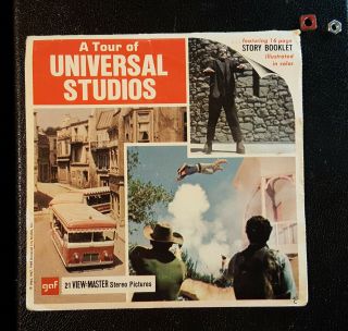 A Tour Of Universal Studios Vintage View - Master Reel Pack B477 With Booklet