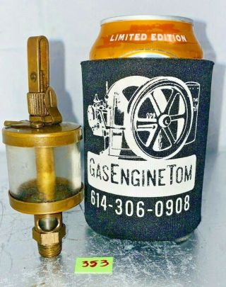 Essex Brass Corp 601 Oiler Hit Miss Gas Engine Steampunk Vintage Antique