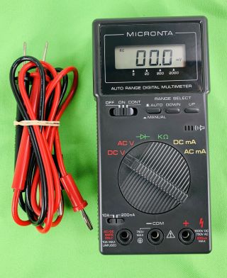 Micronta Model 22 - 184 Auto - Range Digital Multimeter