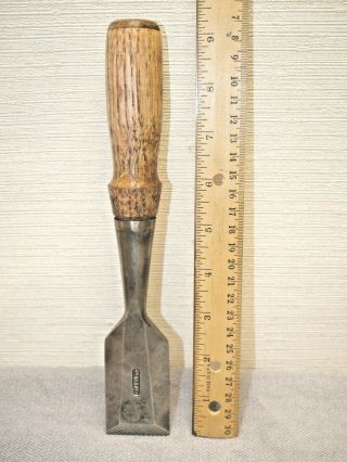 Old Woodworking Tools Vintage Stanley 1½ " Bevel Edge Chisel
