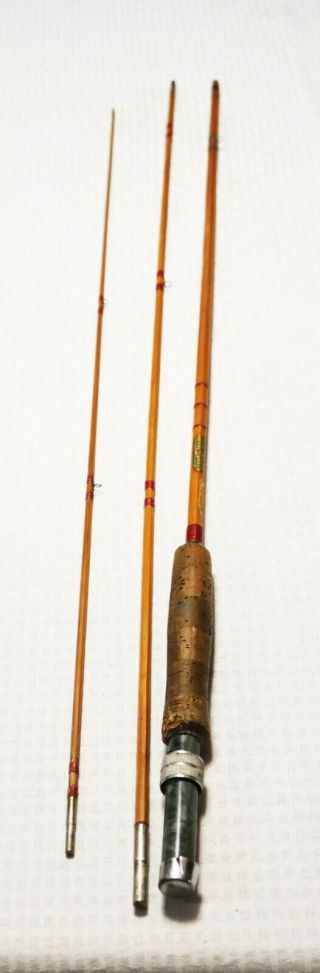 Vintage Horrocks Ibbotson Governor Tonkin Cane Bamboo Fly Fishing Rod