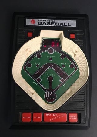 Vintage 1980 Four Star Electronic Baseball Handeheld Game