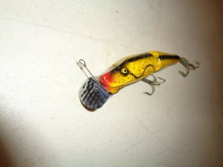 Vintage South Bend Jointed PIKE - ORENO Lure SSY Shadow Wave 4 - 1/2 