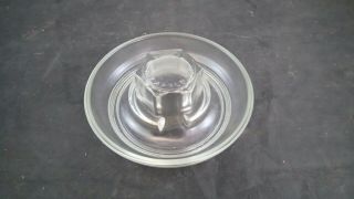 Vintage Glass Chicken Water Feeder Base For Quart Mason Jar No 569