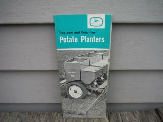 Vintage John Deere Potato Planter Brochure 216 And 416 Tractor 1962