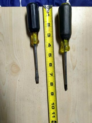 Vintage Klein Tools Made In Usa Screwdriver Set