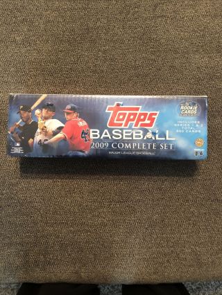 2009 Topps Baseball Card Complete Set Series 1 And 2 With Rookie Cards