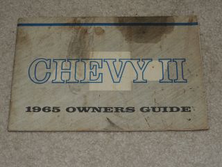 1965 Vintage Chevrolet Chevy Ii Owner 