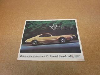 1966 Oldsmobile Toronado 442 Starfire Sports Dealer Sales Brochure Literature