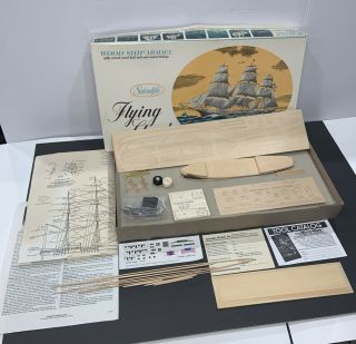 Vtg Scientific Collectors Series American Clipper Ship Flying Cloud Wood Kit 167