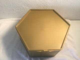 Vintage The Piatto Bakery Box Cake/pie Gold Box Folding