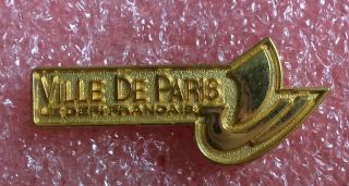 Pins America Cup 92 Voilier Ville De Paris Yacht Club Vintage Lapel Pin Badge