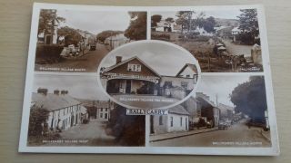 Vintage Real Photo Postcard Greetings From Ballycarry Co Antrim Multiview