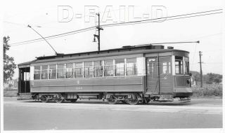 8ff327 Rp 1940s/70s Cta Chicago Surface Lines Street Car 1100 Western