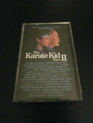 The Karate Kid Part 2 Motion Picture Soundtrack Vintage Cassette 1986