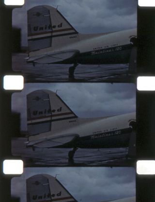 Rare Vintage 16mm Home Movie Film Reel Oregon Trip & United Airlines Airport 1a