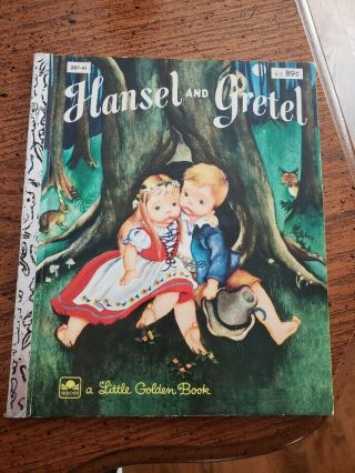 A Little Golden Book - Hansel And Gretel - The Brothers Grimm - Vintage 1954