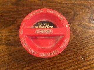 Vintage Roberts 10 - 725 Carpet " Cookie Cutter " Instant Repair Tool Made In Usa 3 "