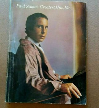 Vintage Paul Simon Greatest Hits Etc Songbook 1977 Words,  Music,  Chords